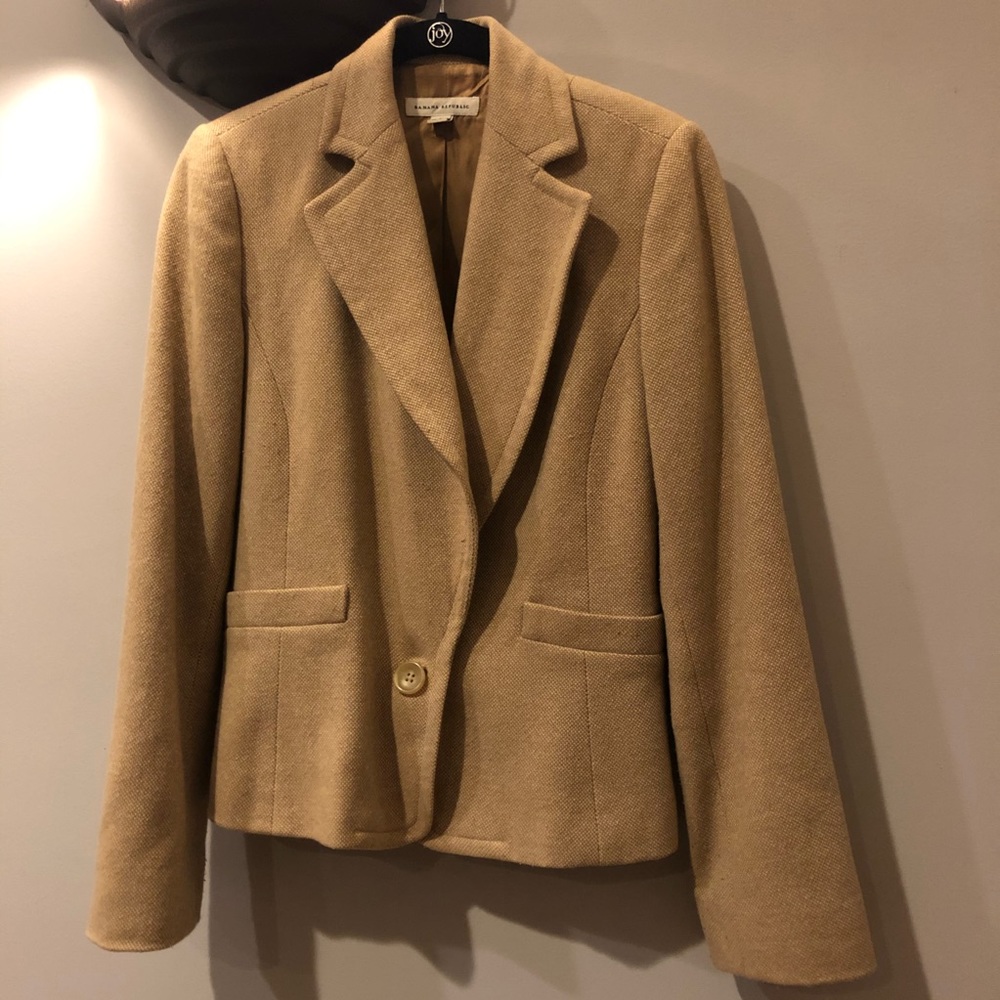 Vintage Banana Republic One Button Blazer